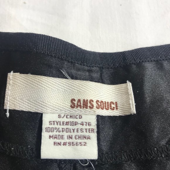 SANS SOUCI BLACK LACE SHORTS - Picture 5 of 5